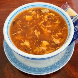 Chen's Happy Garden - Hot and Sour soup... good stuff. And this was as good as most of the restaurants I have been to, and better than a lot of them