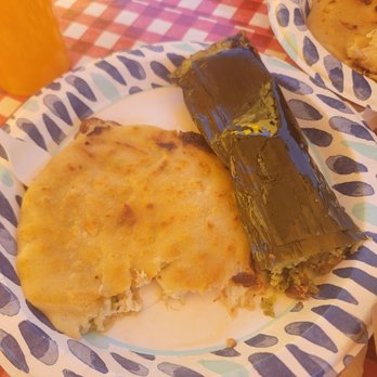 Pupuseria 5 Estrellas - Pork and cheese pupusa and chipilin tamal Pupusa good Tamale not my style - Food Trucks Near Me - Portland, Oregon Pupuseria 5 Estrellas - Pork and cheese pupusa and chipilin tamal Pupusa good Tamale not my style - Food Trucks Near Me - Portland, Oregon