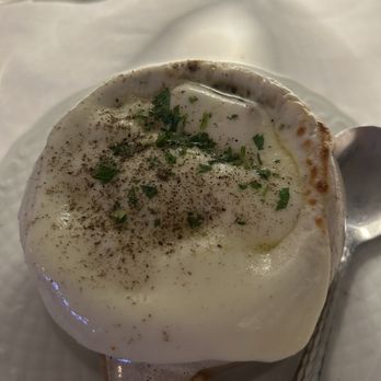 Theo's Steaks & Seafood - Theo's French Onion Soup - Seafood Near Me - Highland, Indiana
