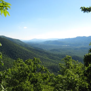 Douthat State Park - Mountain Top Trail Overlook near Brushy Hollow Trail - Parks Near Me - Millboro, Virginia