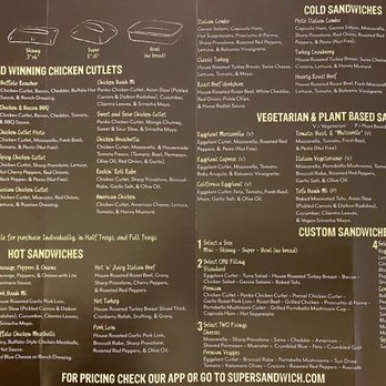 Supersandwich - New Haven - Menu - Sandwiches Near Me - New Haven, Connecticut