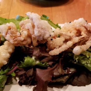 Izakaya Jinsei - Soft shell crab salad - Japanese Near Me - Eugene, Oregon Izakaya Jinsei - Soft shell crab salad - Japanese Near Me - Eugene, Oregon