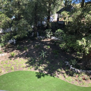 J. Gomez Landscaping - a view of the backyard from above - Landscaping Near Me