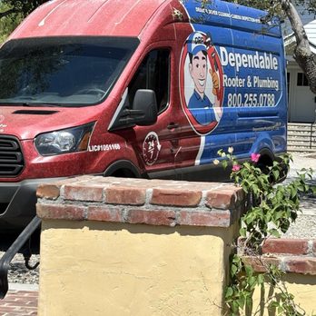Dependable Rooter & Plumbing - The truck and logo - Plumbing Near Me - Claremont, California