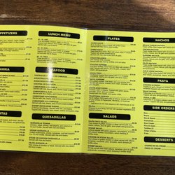 Pancho's Mexican Grill - Menu 05-11-22
