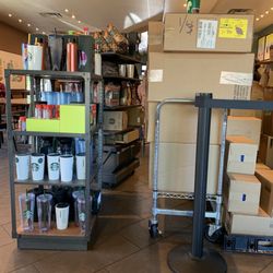 Starbucks - Maybe they have no storage here?