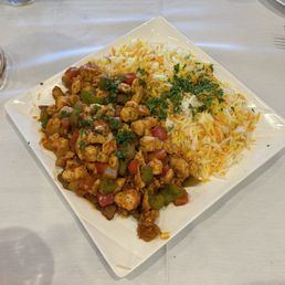 Ghallaba with spiced rice Ghallaba with spiced rice