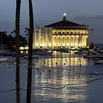 Hotel Vista Del Mar - View from suite at night. - Hotels Near Me - Avalon, California Hotel Vista Del Mar - View from suite at night. - Hotels Near Me - Avalon, California