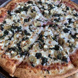 Spinach mushroom and feta