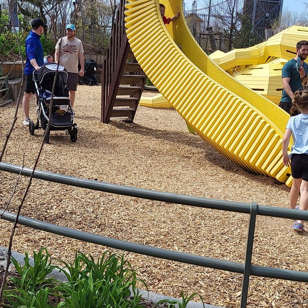 Gathering Place - Banana slide! - Parks Near Me - Tulsa, Oklahoma Gathering Place - Banana slide! - Parks Near Me - Tulsa, Oklahoma