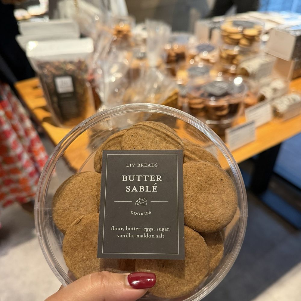 Liv Breads Artisan Bakery and Coffee Bar - Butter Sable cookies - Bakeries Near Me - Millburn, New Jersey