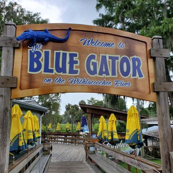 The Blue Gator - Entrance to the outside area - Seafood Near Me - Dunnellon, Florida The Blue Gator - Entrance to the outside area - Seafood Near Me - Dunnellon, Florida