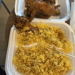 Chicken wings and 21. Chicken Fried Rice