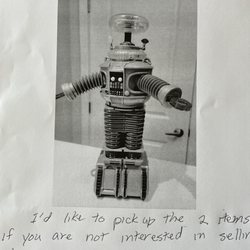 The Blue Iris - Lost in Space robot
