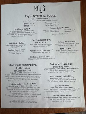Menu photo 2 Ray's Boathouse Seattle, WA
