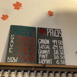 Quarry Hill Farm - Syrup prices
