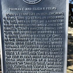 Miller Creek cemetery - Historical sign on the site