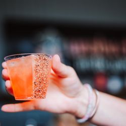 Umbrella In The Garden - drink name: I'm Not That Innocent