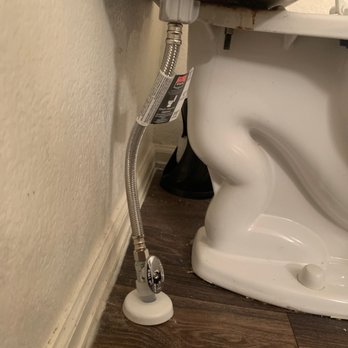 Just Plumbing - New pex water line for toilet, toilet shut off and water supply line. - Plumbing Near Me - Aurora, Colorado