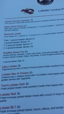 Menu photo 3 Robinson's Wharf Southport, ME