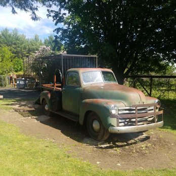 P C Junction - An old truck turned into a slide for the kids. - Sandwiches Near Me - Baileys Harbor, Wisconsin