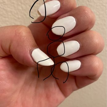 Legends Nails & Spa - 3 days after Dipping powder base + Gel top - Nail Salons Near Me - Rancho Cucamonga, California