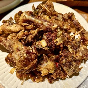 Juqi - fried duck bones w/ meat from Peking duck - Chinese Near Me - Flushing, New York