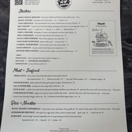 Menu (front) Menu (front)