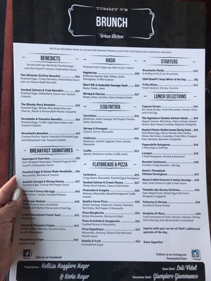 Menu photo 8 Tommy V's Urban Kitchen and Bar Carlsbad, CA