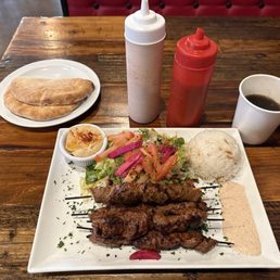 Beef Kebab Plate