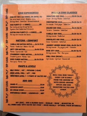 Menu photo 3 Fly Chai Beaverton, OR Menu photo 3 Fly Chai Beaverton, OR
