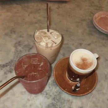 K'Far Cafe - Iced chai, hot chai, and strawberry "lemonade." - Cafes Near Me - Philadelphia, Pennsylvania K'Far Cafe - Iced chai, hot chai, and strawberry "lemonade." - Cafes Near Me - Philadelphia, Pennsylvania