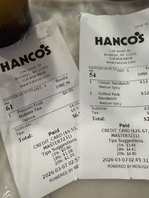 Hanco's by null