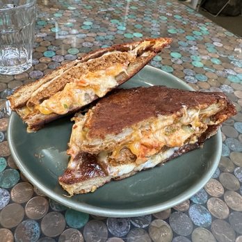 Rusty Ladle - Chorizo kimchi grilled cheese sandwich - Soup Near Me - San Francisco, California