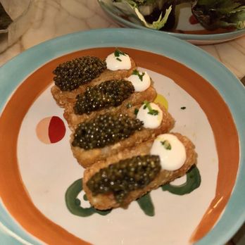 Little Maven - Caviar tots - New American Near Me - New York, New York Little Maven - Caviar tots - New American Near Me - New York, New York