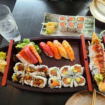 Sakana - party boat + spicy tuna roll - Sushi Bars Near Me - Cambridge, Massachusetts Sakana - party boat + spicy tuna roll - Sushi Bars Near Me - Cambridge, Massachusetts