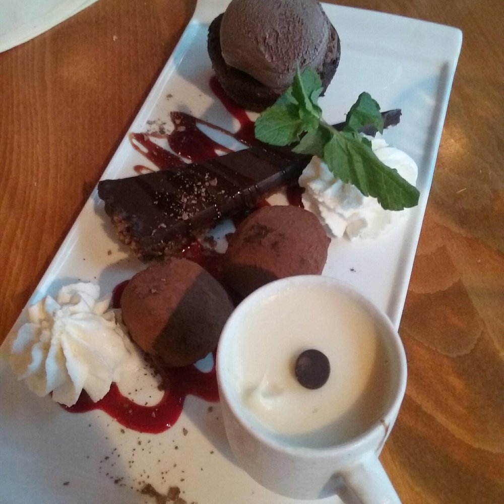 Cafe Azafran - Delicous chocolate dessert for sharing! - Breakfast & Brunch Near Me - Rehoboth Beach, Delaware Cafe Azafran - Delicous chocolate dessert for sharing! - Breakfast & Brunch Near Me - Rehoboth Beach, Delaware