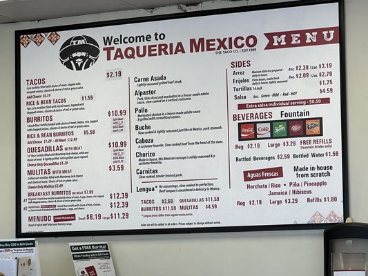 Menu photo 3 Taqueria Mexico Orange, CA Menu photo 3 Taqueria Mexico Orange, CA
