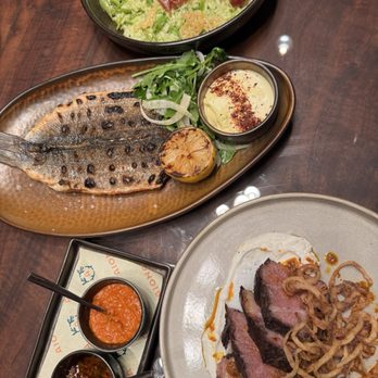 Aiona - Branzino, beef, risotto - Mediterranean Near Me - Sacramento, California Aiona - Branzino, beef, risotto - Mediterranean Near Me - Sacramento, California