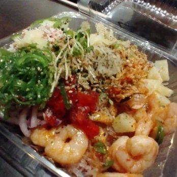 AhiPoki - 2 scoop combo with kelp noodles and white rice - Poke Near Me - West Covina, California