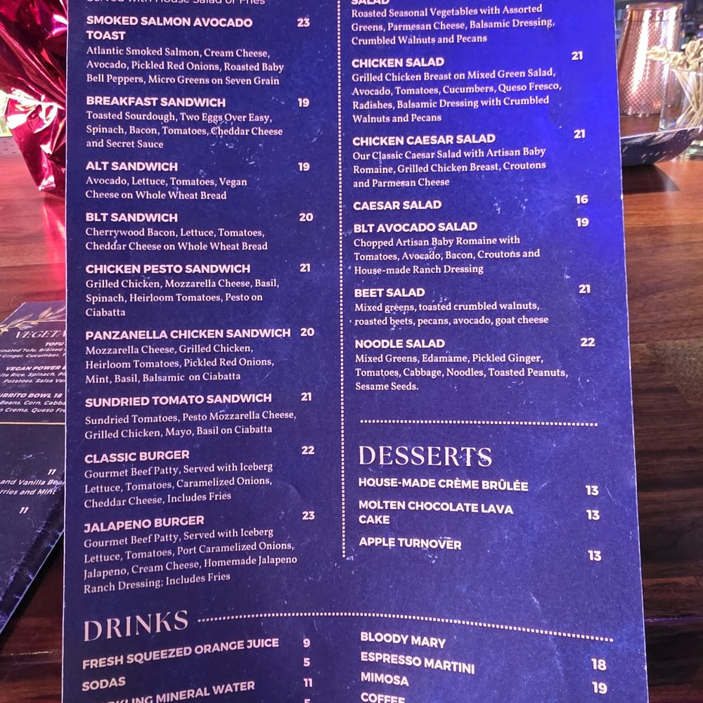 Blue Birdy - Menu Dec 2025 - Gastropubs Near Me - West Hollywood, California Blue Birdy - Menu Dec 2025 - Gastropubs Near Me - West Hollywood, California