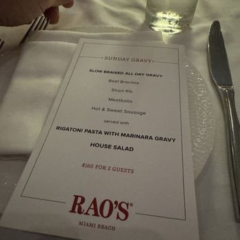 RAO’S MIAMI BEACH - Updated December 2024 - 397 Photos & 133 Reviews ...
