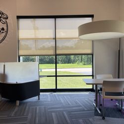 Scenic Regional Library - Love those enclosed desks. One was being used.