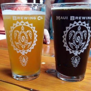 Maui Brewing - Maui wheat with pineapple beer and coconut Porter - Brewpubs Near Me - Lahaina, Hawaii