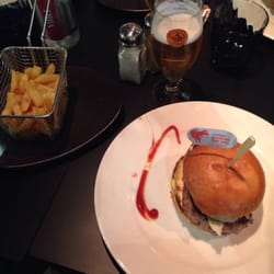 Beef House - Menu Lunch Cheeseburger-Frites