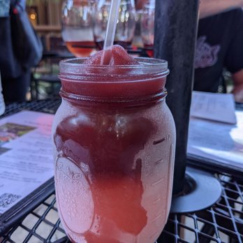 Hocking Hills Winery - pink lemonade and raspberry wine slushy - Wine Tasting Room Near Me - Logan, Ohio Hocking Hills Winery - pink lemonade and raspberry wine slushy - Wine Tasting Room Near Me - Logan, Ohio