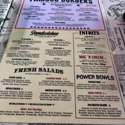 Menu - Back side Menu - Back side