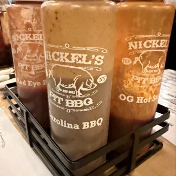 Nickel's Pit BBQ - Corning - The sauces - Barbeque Near Me - Corning, New York