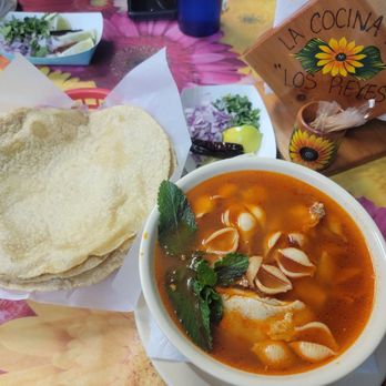 La Cocina De Los Reyes - This is perfect in every way. Chicken soup & Conchas - Mexican Near Me - La Puente, California La Cocina De Los Reyes - This is perfect in every way. Chicken soup & Conchas - Mexican Near Me - La Puente, California