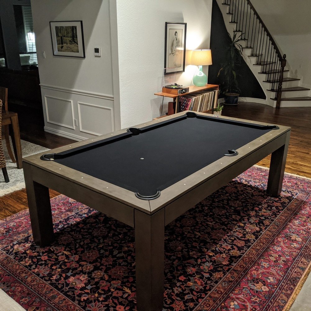 Baylor Pool Table - Shade Finish - Black Felt
